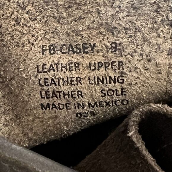 Freebird By Steven Size 9 Casey Ankle Lace Tie Booties Boots Brown Leather - Picture 6 of 7